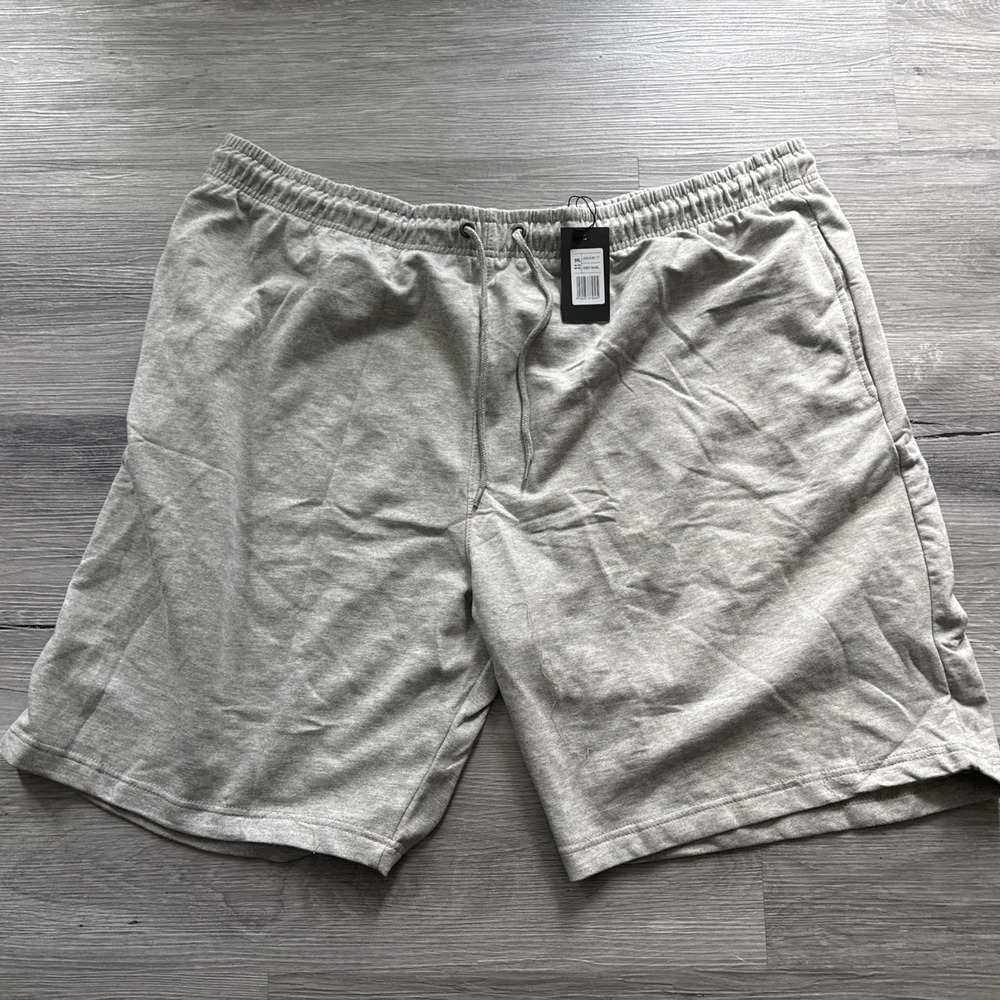 Big Dude Lounge Gym Shorts, Grey, 3XL XXXL